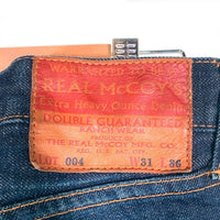 THE REAL McCOY`S リアルマッコイズ Lot004 テーパードデニムパンツ ジーンズ インディゴ Size 31 福生店