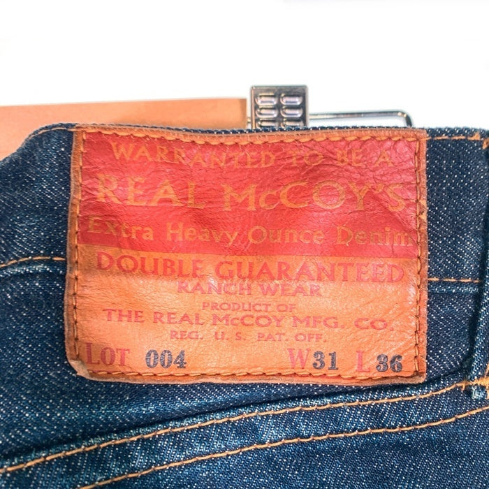 THE REAL McCOY`S リアルマッコイズ Lot004 テーパードデニムパンツ ジーンズ インディゴ Size 31 福生店