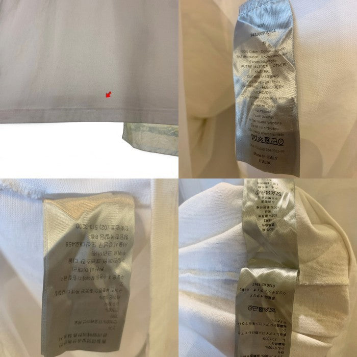 Dior HOMME ディオールオム 19AW Raymond Pettibon シルクパッチ Tシャツ ホワイト Size M 福生店