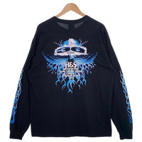 HIDE AND SEEK ハイドアンドシーク 30th L/S Tee 30周年 ロングスリーブ 長袖 Tシャツ ブラック ブルー Size XL 福生店