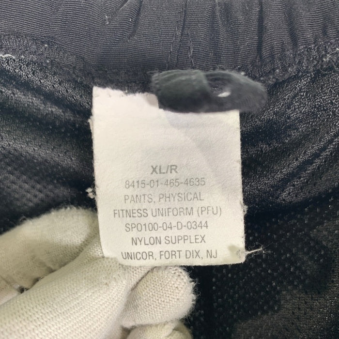 00's U.S.ARMY 米軍 IPFU PANT ナイロン トレーニングパンツ ブラック SPO100-04-D-0344 Size XL-R 福生店