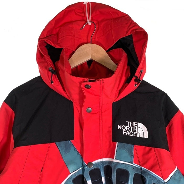 SUPREME シュプリーム 19AW THE NORTH FACE ノースフェイス Statue Of Liberty Mountain Jacket 自由の女神 マウンテンジャケット パーカー レッド NP61902I Size L 福生店