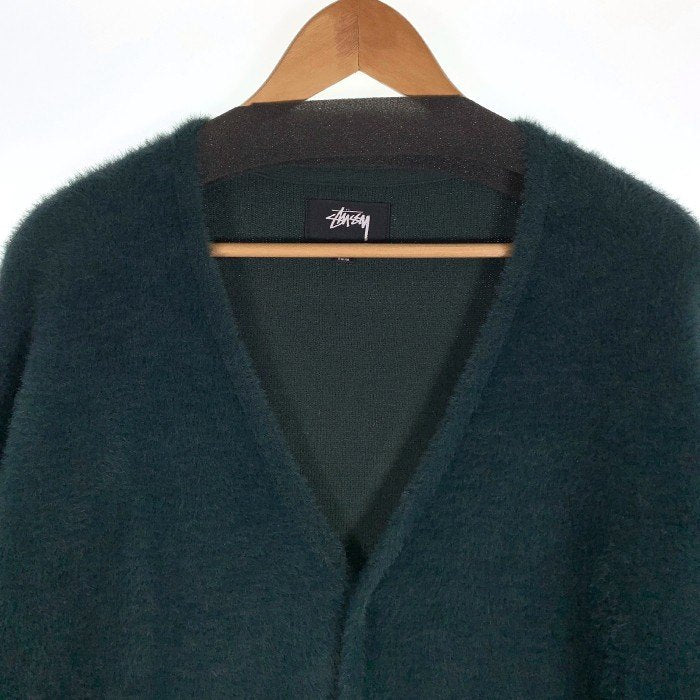 STUSSY ステューシー 22AW Shaggy Cardigan シャギーカーディガン グリーン Size L 福生店