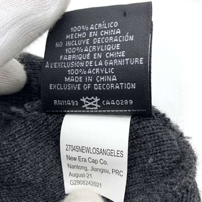 SUPREME シュプリーム 21AW New Era ニューエラ Box Logo Beanie ボックスロゴ ビーニーキャップ チャコール アクリル 福生店