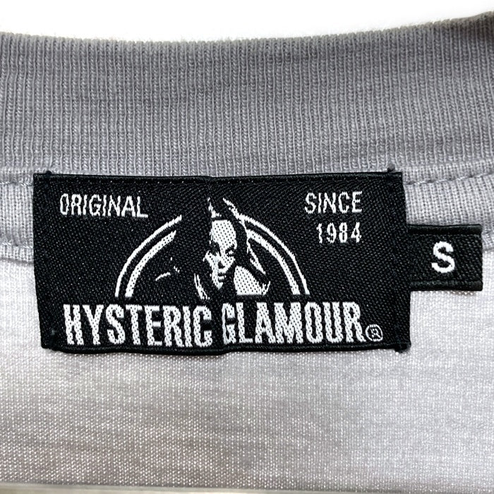 HYSTERIC GLAMOUR ヒステリックグラマー HYS COSMETICS プリントTシャツ ライトグレー 02211CT31 Size S 瑞穂店
