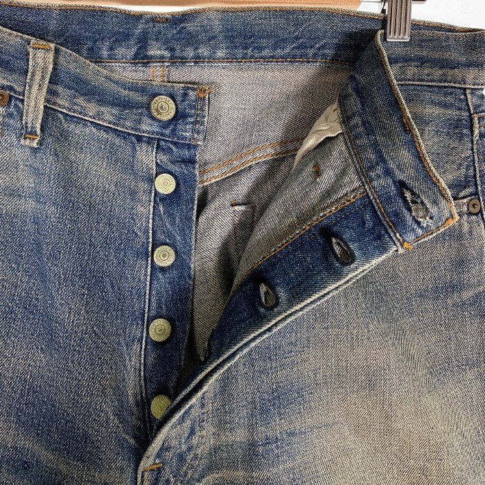 70's Levi's リーバイス 501 66前期 デニムパンツ インディゴ スモールe リペアあり Size 38×32 福生店