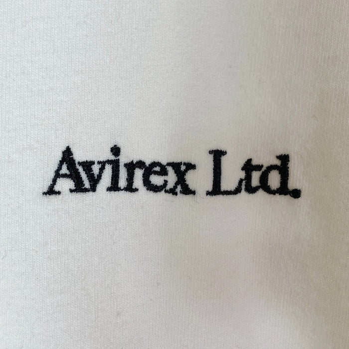 AVIREX アヴィレックス FLYOVER HIGH BOMB BURST バックプリント Tシャツ ホワイト sizeL 瑞穂店