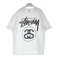 STUSSY ステューシー ビッグロゴ 両面プリント Tシャツ ホワイト sizeXL 瑞穂店