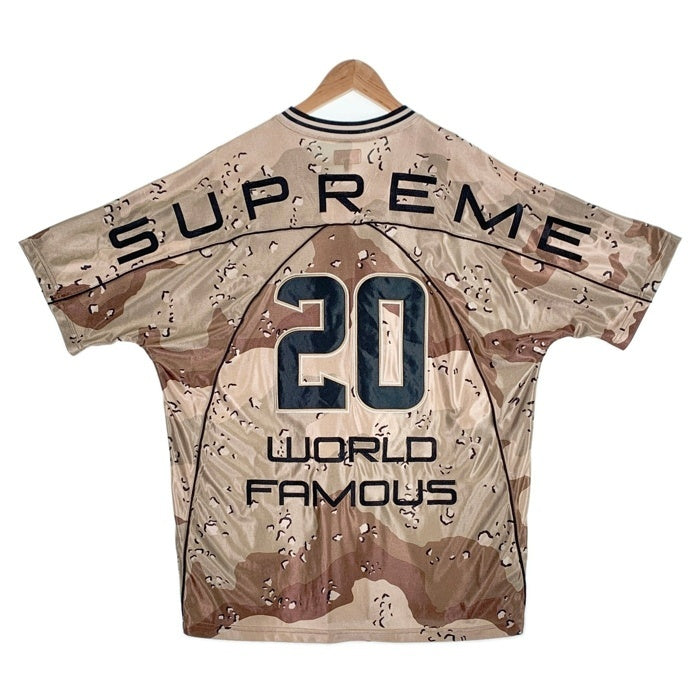 SUPREME シュプリーム 20AW Paneled Football Jersey パネルドフットボールジャージ トップ デザートカモ Size XL 福生店