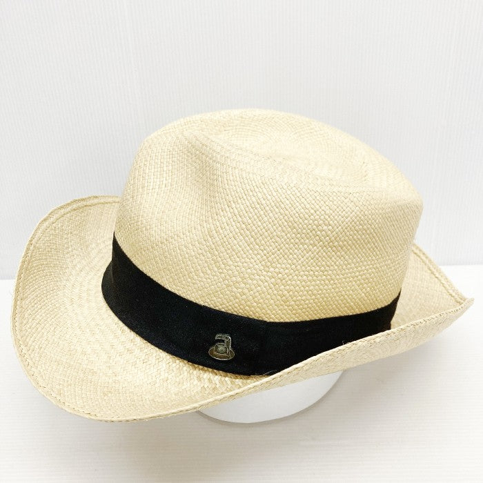 Ecua-Andino panama hats エクアアンディーノ ハンドメイド パナマハット 中折れハット ベージュ sizeM 瑞穂店