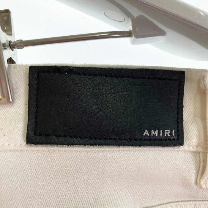 AMIRI アミリ ホワイトデニムパンツ ダメージ加工 スキニー 並行品 Size 34 瑞穂店