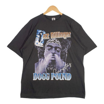 Daz Dillinger × Rap Made ラップメイド official T-shirt プリントTシャツ ブラック ステッカー付 Size XXL 福生店