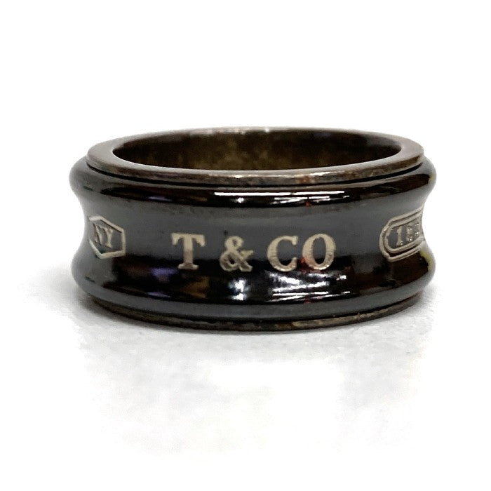 TIFFANY&Co. ティファニー 925 リング 1837 ブラック×シルバー 9号 瑞穂店