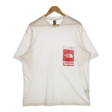 SUPREME シュプリーム 23SS THE NORTH FACE ノースフェイス Printed Pocket Tee プリント ポケットTシャツ ホワイト NT02309I Size M 福生店