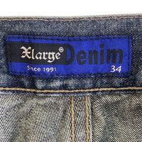 Xlarge エクストララージ ワイドデニム ネイビー size34 瑞穂店