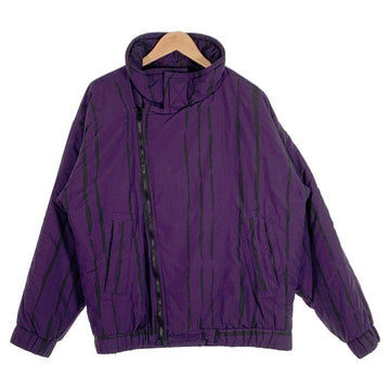 MASSES マシス NYLON STRIPE SLIDER JKT ナイロン ストライプ スライダージャケット 中綿 パープル Size M 福生店