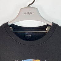 APPLEBUM アップルバム Ruler 浮世絵風グラフィック Tシャツ ブラック sizeL 瑞穂店