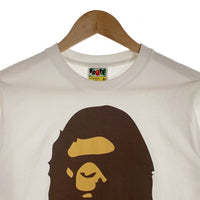 A BATHING APE アベイシングエイプ ビッグエイプヘッド プリントTシャツ ホワイト Size S 福生店