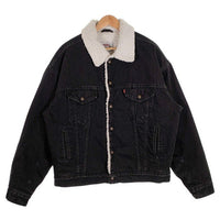 90's Levi's リーバイス ブラックデニム ボアジャケット ブラック USA製 70609-4159 Size L 福生店