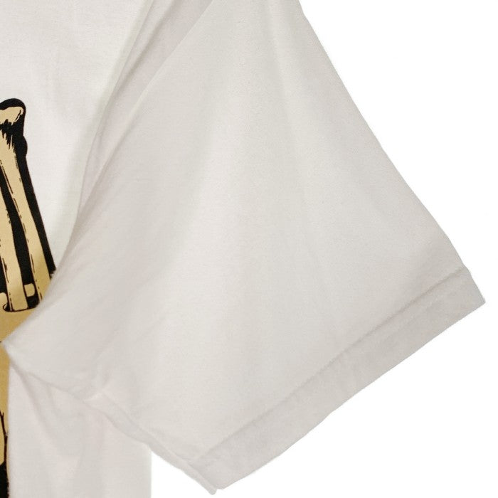 KAWS カウズ 21AW SKELETON NEW FICTION T-SHIRT スケルトン ニューフィクション Tシャツ ホワイト Size M  福生店