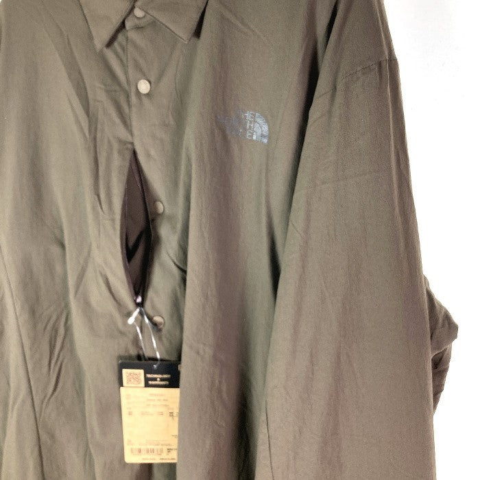 THE NORTH FACE ザノースフェイス NR62301 OCTOBER MID SHIRT オクトーバーミッドシャツ チャコールカーキ sizeL 瑞穂店