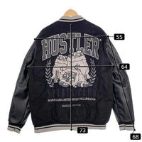 REASON リーズン HUSTLER VARSITY JACKET ウール スタジャン ブラック Size L 福生店