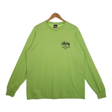 STUSSY ステューシー DOVER STREET MARKET GINZA プリント ロングスリーブTシャツ グリーン Size L 福生店