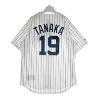 Majestic マジェスティック MLB メジャーリーグ ベースボール NEW YORK YANKEES ニューヨーク ヤンキース TANAKA  田中将大選手 19 HOME プレイヤー レプリカ ユニフォーム ホワイト sizeL 瑞穂店