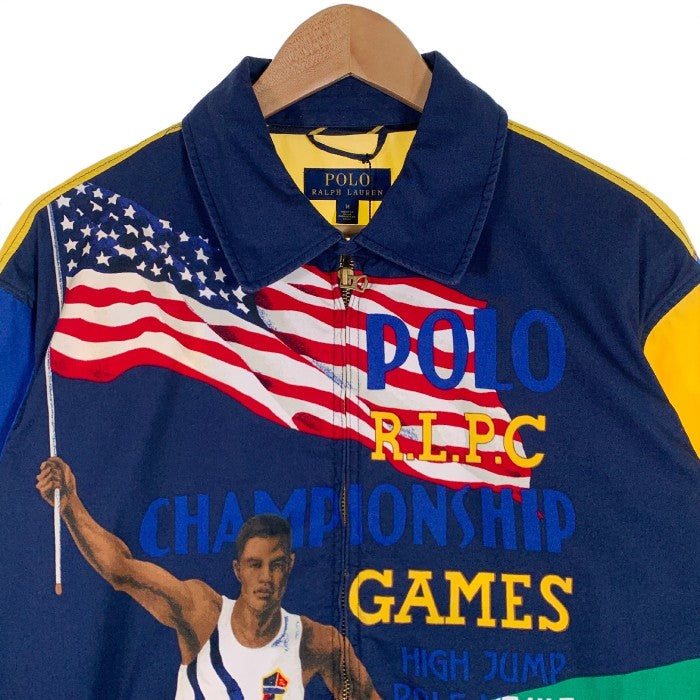 POLO RALPH LAUREN ポロラルフローレン STADIUM JACKET スタジアム ジャケット ブルゾン マラソン Size M 福生店