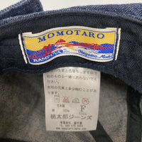 桃太郎ジーンズ MOMOTARO JEANS デニム ハンチング キャスケット 帽子 キャップ インディゴ sizeF 瑞穂店