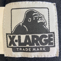 X-LARGE エクストララージ ロゴ ジップリバーシブルパーカー ブラック sizeM 瑞穂店