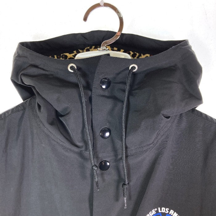 XLARGE エクストララージ 01153508 HOODED COACHES JACKET フード付き コーチジャケット ブラック sizeM 瑞穂店