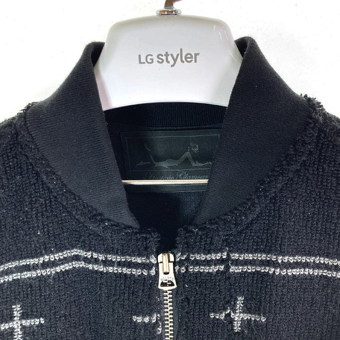 HYSTERIC GLAMOUR ヒステリックグラマー 0153CJ03 ジップアップ パイル レディース ジャケット ブラック sizeF 瑞穂店