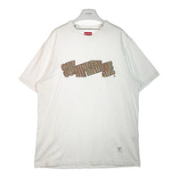 SUPREME シュプリーム 21SS CUT LOGO TOP カットロゴ 刺繍 半袖Tシャツ ホワイト sizeXL 瑞穂店