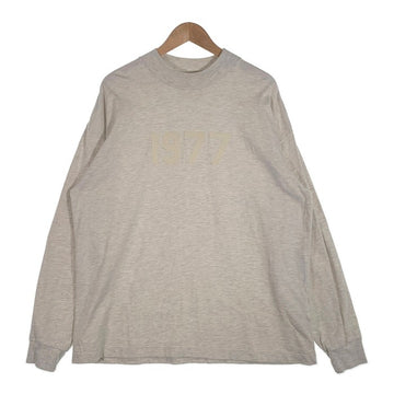 ESSENTIALS エッセンシャルズ 1977 L/S TEE プリント ロングスリーブTシャツ アッシュグレーSize M 福生店