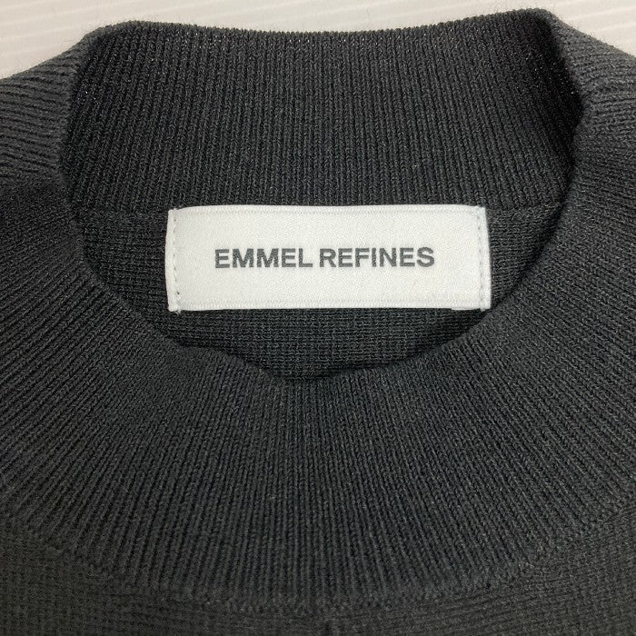 EMMEL REFINES エメルリファインズ  22AW クルーネック ミニフレア ワンピース ワンピース ブラック size表記なし 瑞穂店