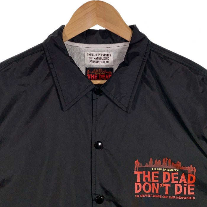 WACKO MARIA ワコマリア THE DEAD DON'T DIE Coach Jacket コーチジャケット ブラック Size M 福生店