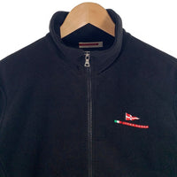 LUNA ROSSA ルナロッサ ジップアップ フリースジャケット ブラック プラダスポーツ LJ80D E36 Size M 福生店