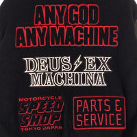 DEUS EX MACHINA デウスエクスマキナ SPEEDSHOP BOMBER スピードショップ ボンバージャケット スタジャン ブラック Size M 福生店