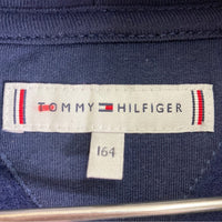 Tommy Hilfiger トミーヒルフィガー Sukienka dzianinowa Graphic KG0KG06122 D Granatowy Regular Fit パーカーワンピース ネイビー size164 瑞穂店