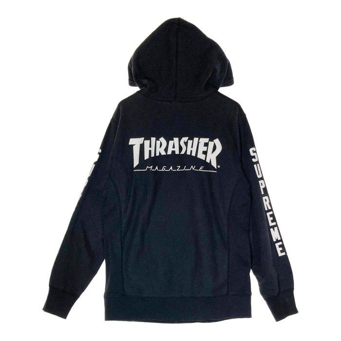 supreme シュプリーム × THRASHER スラッシャー パーカー ブラック sizeM 瑞穂店