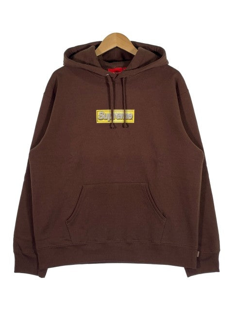 SUPREME シュプリーム 22SS Bling Box Logo Hooded Sweatshirt ブリング ボックスロゴ スウェットパーカー Dark Brown ブラウン Size M 福生店