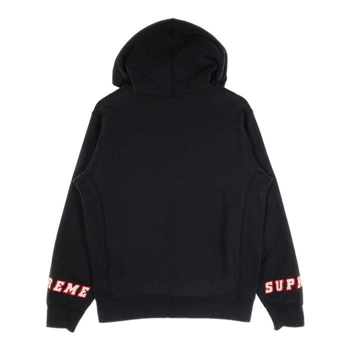 SUPREME シュプリーム 19SS Wrist Logo Hooded Sweatshirt リストロゴ プルオーバー スウェットパーカー ブラック Size S 福生店