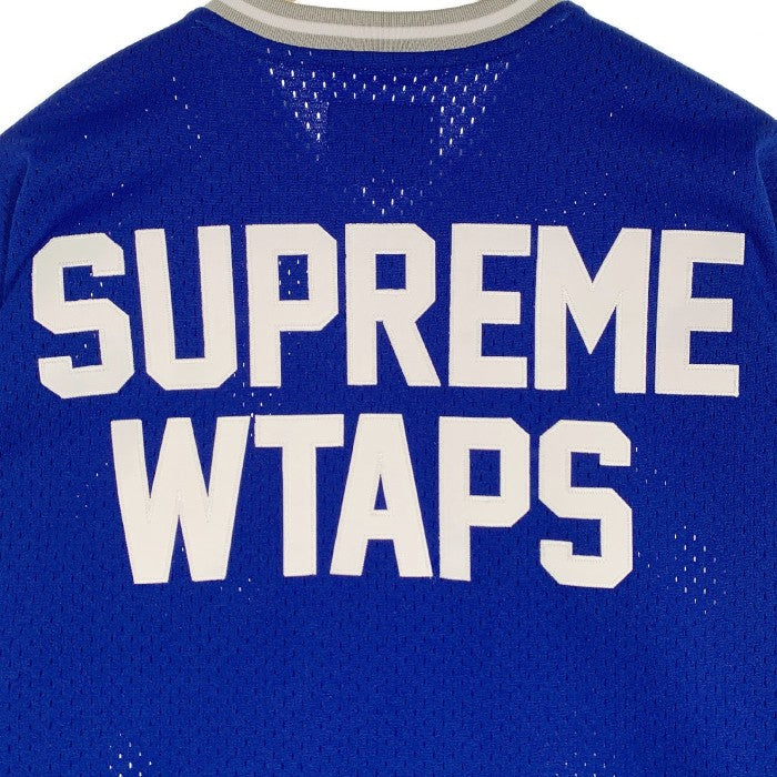 SUPREME シュプリーム 21AW WTAPS ダブルタップス Mitchell ＆ Ness Hockey Jersey ホッケージャージ ブルー Size S 福生店