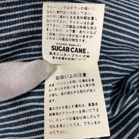 SUGAR CANE シュガーケーン レザーヨーク デニムダウンベスト インディゴ Size S 福生店
