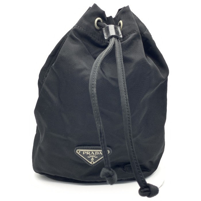 美品 PRADA プラダ ナイロン化粧ポーチ MV339 VELA PRUGNA