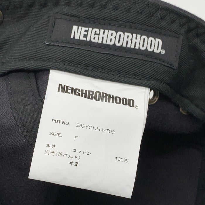 NEIGHBORHOOD ネイバーフッド 23AW MIL JET CAP ジェットキャップ ブラック 232YGNH-HT06 福生店