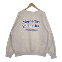 Mercedes Anchor inc. メルセデスアンカーインク プリント スウェットクルーネックトレーナー オートミール Size XL 福生店