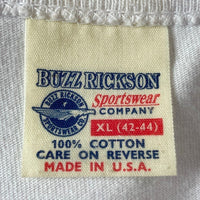 BUZZ RICKSON’S バズリクソンズ PEANUTS プリント ロングスリーブTシャツ ホワイト Size XL 瑞穂店