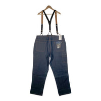 KEY キー Denim Logger Dungaree ワークデニムパンツ ロガー ダンガリー インディゴ サスペンダーセット Size 42×30 福生店